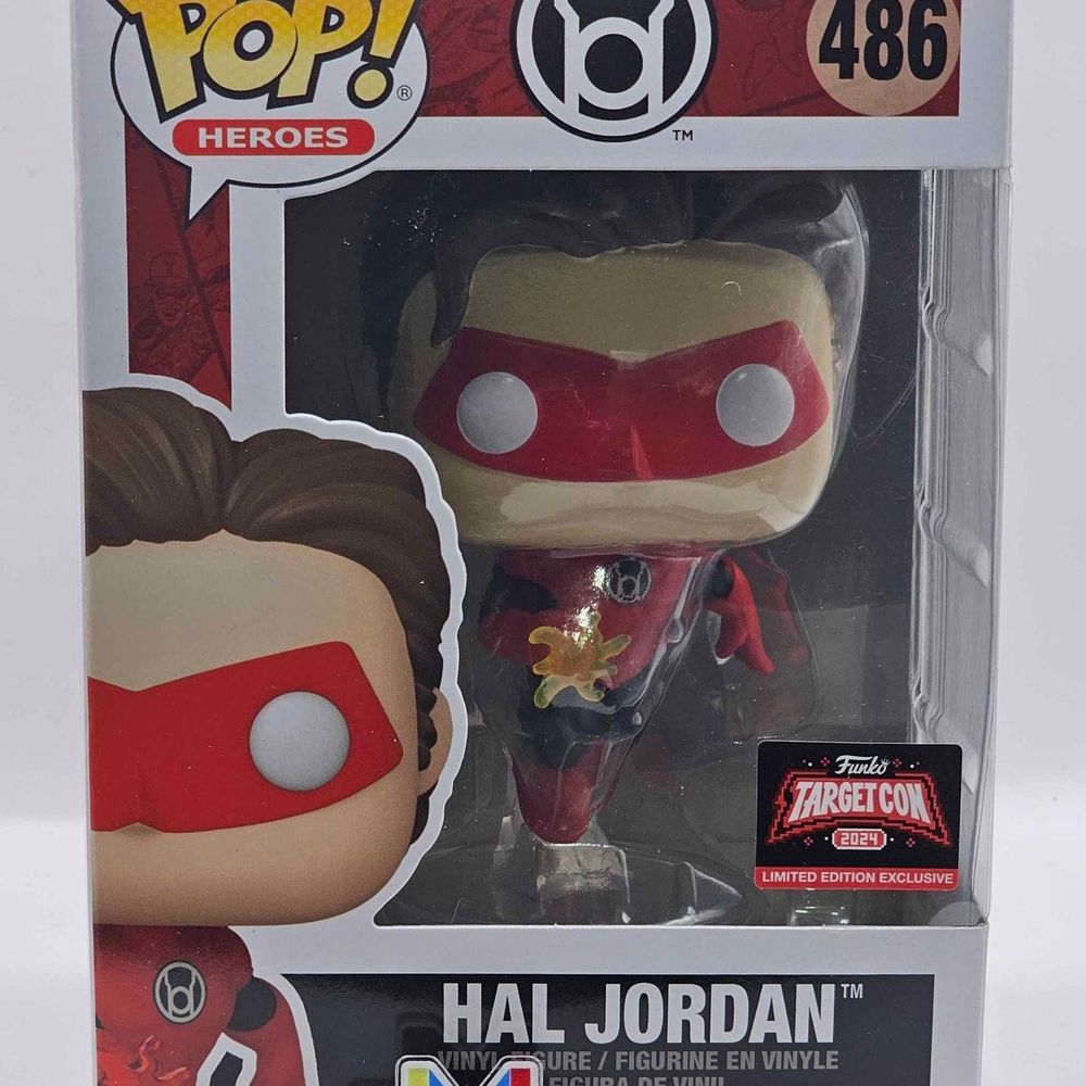 Funko Pop! DC Hal Jordan Targetcon Exclusive 486 In Hand W Soft Protector MINT